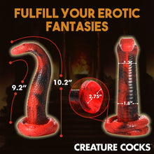 Load image into Gallery viewer, Creature Cocks King Cobra Silicone Dildo Realistic Anal Snake Sex Toy
