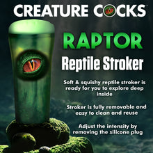 Load image into Gallery viewer, Creature Cocks Raptor Reptile 3D Stroker Male Masturbator Pocket Pussy
