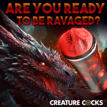 Load image into Gallery viewer, Creature Cocks Dragon Snatch 3D Stroker Male Masturbator Pocket Pussy
