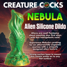 Load image into Gallery viewer, Creature Cocks Nebula Alien Silicone Dildo 7.6&quot; Anal Plug Fantasy Sex Toy
