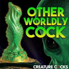 Load image into Gallery viewer, Creature Cocks Nebula Alien Silicone Dildo 7.6&quot; Anal Plug Fantasy Sex Toy
