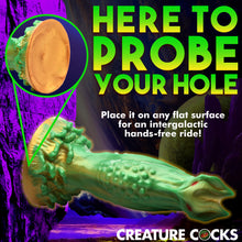 Load image into Gallery viewer, Creature Cocks Nebula Alien Silicone Dildo 7.6&quot; Anal Plug Fantasy Sex Toy
