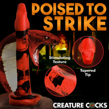 Load image into Gallery viewer, Creature Cocks King Cobra X-Large 18&quot; Silicone Dong Anal Snake Dildo Sex Toy
