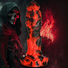 Load image into Gallery viewer, Creature Cocks Grim Reaper Silicone Dildo 9.2&quot; Large Dong Suction Cup
