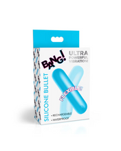 Load image into Gallery viewer, BANG! Flexible Silicone Bullet - Blue
