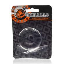 Load image into Gallery viewer, OXBALLS DO-NUT- 2 jelly cockring w/ flat inner chamber CLEAR

