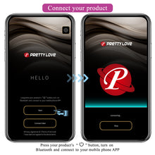 Load image into Gallery viewer, Pretty Love August App Control Couples Vibrator Rechargeable
