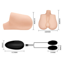 Load image into Gallery viewer, Crazy Bull Missionary Vagina Anal Vibrating Male Masturbator

