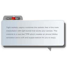 Load image into Gallery viewer, Crazy Bull Ruby 3D Vagina Male Masturbator Stroker
