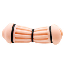 Load image into Gallery viewer, Crazy Bull Nancy Realistic Dual-Entry Mouth &amp; Vagina Masturbator + 3 Rings
