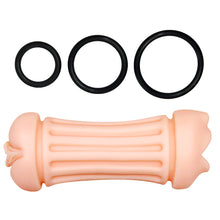 Load image into Gallery viewer, Crazy Bull Nancy Realistic Dual-Entry Mouth &amp; Vagina Masturbator + 3 Rings
