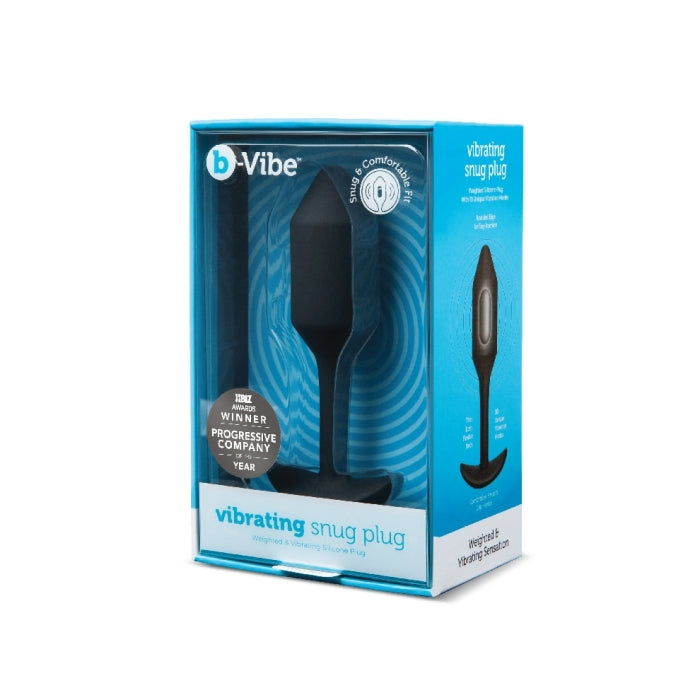 b-Vibe VIBRATING SNUG PLUG 2 BLACK