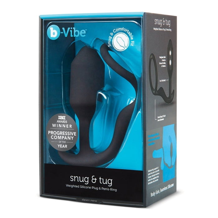 B-Vibe SNUG & TUG BLACK