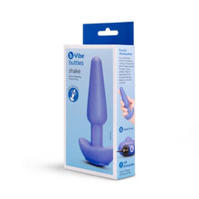 Load image into Gallery viewer, B-VIBE BUTTIES SHAKE SLIMLINE VIBRATING SILICONE PLUG
