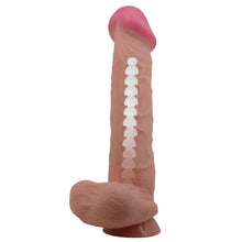 Load image into Gallery viewer, Pretty Love Sliding Skin Dildo 10.2&quot; Realistic Suction Cup Dong Sex Toy
