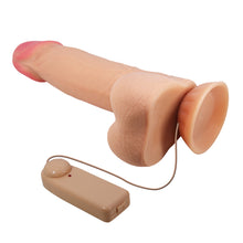 Load image into Gallery viewer, Vibrating Pretty Love Sliding Skin 8.5&quot; Realistic Dildo Suction Cup Dong Sex Toy
