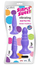 Load image into Gallery viewer, Simply Sweet Perky Purple Plug Trio**
