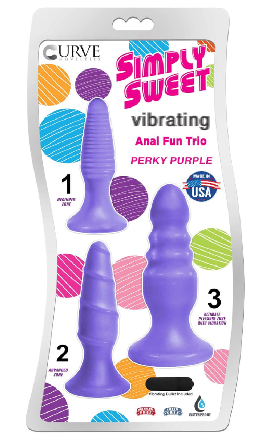 Simply Sweet Perky Purple Plug Trio**