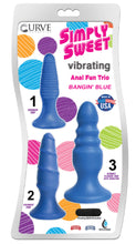 Load image into Gallery viewer, Simply Sweet Bangin&#39; Blue Plug Trio**
