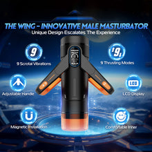 Load image into Gallery viewer, CyberSkin The Wing Thrusting Vibrating Auto Masturbator Heater

