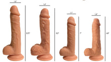 Load image into Gallery viewer, Easy Riders 6&quot; DUAL DENSITY Silicone Dildo Balls Suction Cup Dong Sex Toy
