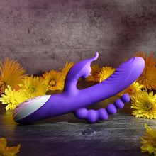 Load image into Gallery viewer, Evolved Lick Me Triple Stimulator Rabbit Vibrator USB Rechargeable Sex Toy
