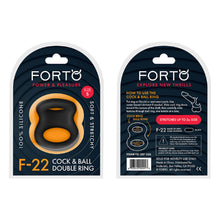 Load image into Gallery viewer, F-22: D RING (LIQUID SILICONE) LARGE - BLACK
