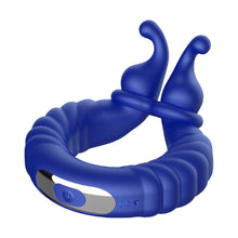 Load image into Gallery viewer, F-24: TEXTURED VIBRATING COCKRING - BLACK
