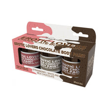 Load image into Gallery viewer, Erotic Chocolate Body Paints- White/ Milk Chocolate &amp; Strawberry
