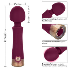 Load image into Gallery viewer, CalExotics Jopen Starstruck Romance Female Vibrator Purple
