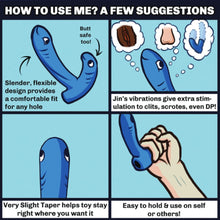 Load image into Gallery viewer, CUTE LITTLE FUCKERS JIX USB Rechargeable Vibrator Periwinkle

