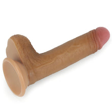 Load image into Gallery viewer, Lovetoy Nature Cock 7&quot; Silicone Dildo Brown 6970260905077
