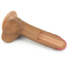 Load image into Gallery viewer, Lovetoy Nature Cock 7&quot; Silicone Dildo Brown
