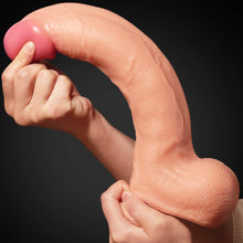 Load image into Gallery viewer, Lovetoy Nature Cock 12” King Size Dual-Layer Silicone Dildo Realistic Sex Toy
