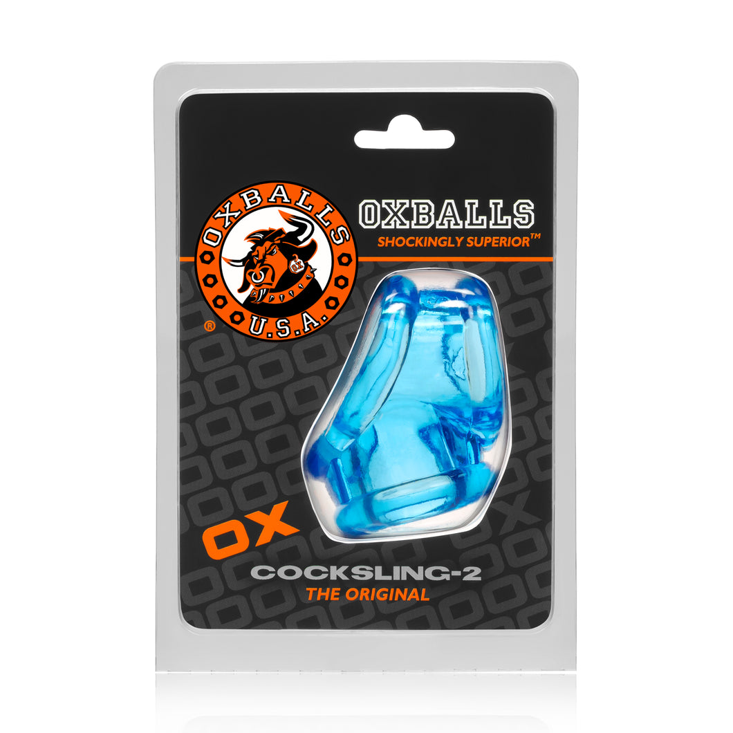 OXBALLS COCKSLING-2 original cocksling ICE BLUE