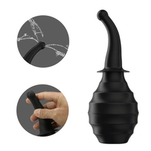 Load image into Gallery viewer, Mr Play Anal Douche Large 330ml Bulb Nozzle Rectal Cleaner Enema BLKM6

