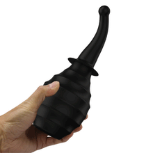 Load image into Gallery viewer, Mr Play Anal Douche Large 330ml Bulb Nozzle Rectal Cleaner Enema BLKM6
