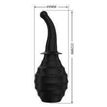 Load image into Gallery viewer, Mr Play Anal Douche Large 330ml Bulb Nozzle Rectal Cleaner Enema BLKM6

