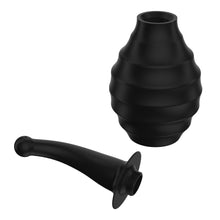 Load image into Gallery viewer, Mr Play Anal Douche Large 330ml Bulb Nozzle Rectal Cleaner Enema BLKM6
