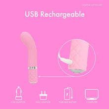 Load image into Gallery viewer, Pillow Talk Racy Bullet Curved G-Spot Vibrator Rechargeable Teal Pink
