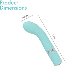 Load image into Gallery viewer, Pillow Talk Racy Bullet Curved G-Spot Vibrator Rechargeable Teal Pink
