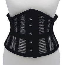 Load image into Gallery viewer, Rouge Mesh Corset - Black Large/Extra Large
