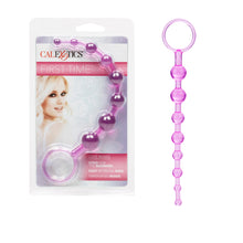 Load image into Gallery viewer, CalExotics First Time Love Beads Anal Beads Pink
