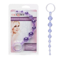 Load image into Gallery viewer, CalExotics First Time Love Beads Anal Beads Purple
