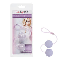 Load image into Gallery viewer, First Time Love Balls Duo Lover Purple Ben Wa Kegel Weights

