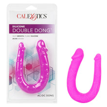 Load image into Gallery viewer, CalExotics Boundless AC/DC Dong 30cm Silicone Double Ended Dildo Pink
