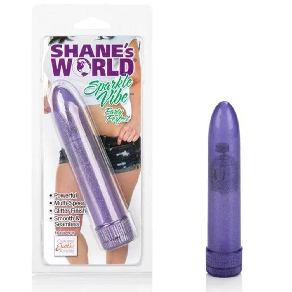 CalExotics Shane's World Sparkle Vibe Purple Vibrator