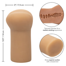 Load image into Gallery viewer, CalExotics Cheap Thrills The Leather Daddy Male Masturbator Stroker
