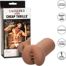Load image into Gallery viewer, CalExotics Cheap Thrills The Cowboy Male Masturbator Stroker
