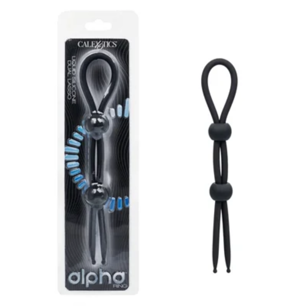 Alphaâ„¢ Liquid Silicone Dual Lasso - Black